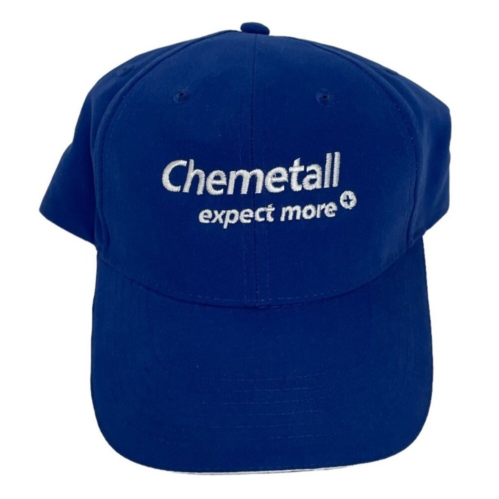 Baseball Cap Hat Chemetall Blue Cool Crown Adjustable
